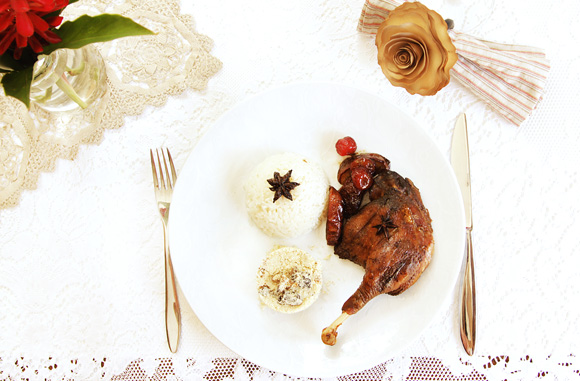 Receitas de Natal: pato aromático Jamie Oliver com farofa e arroz de nozes
