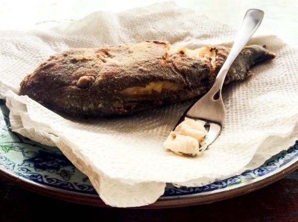 Peroá peixe-porco porquinho peixe frito